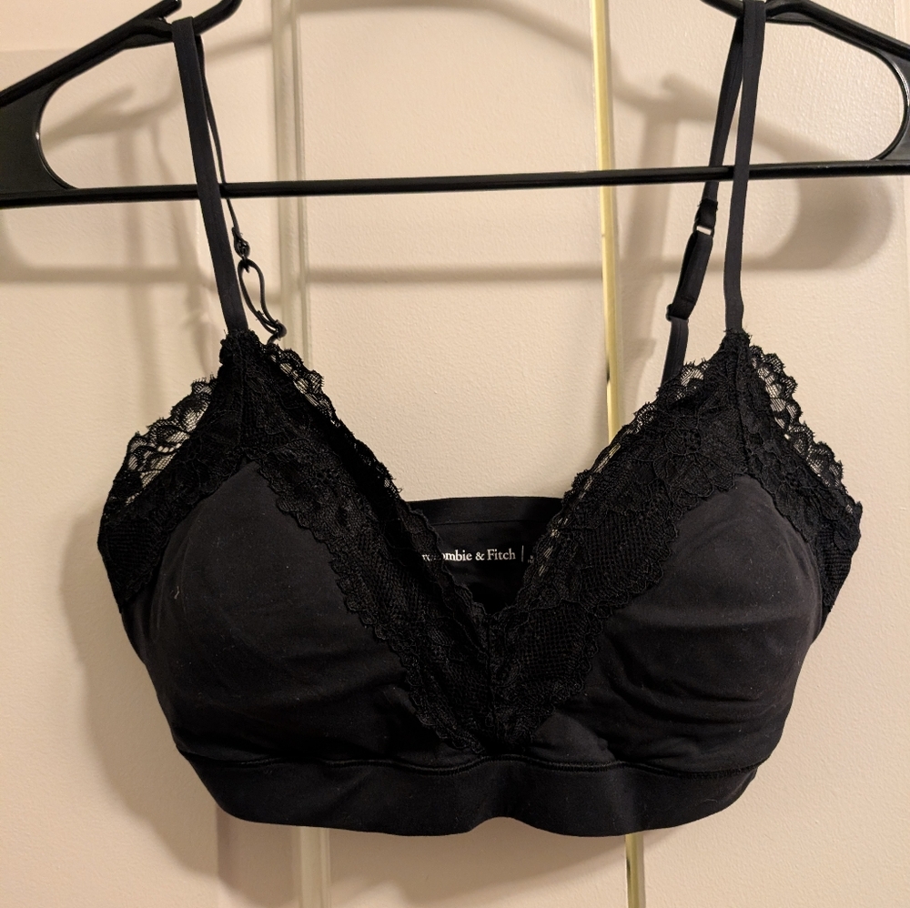 Abercrombie & Fitch Black Lace Bralette